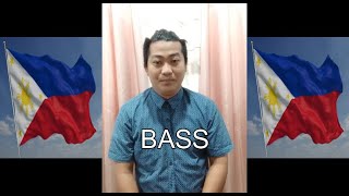 Video thumbnail of "LUPANG HINIRANG - BASS"