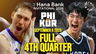 NOCUM, HINDI TUMAGOS! Full 4th Quarter: GILAS vs KOREA - Game 2 | Hana Bank Invitational 2026 screenshot 3