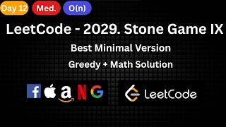 LeetCode 2029: Stone Game IX