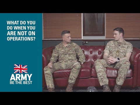 What do you do when you are not on operations? - Myth Busting: Army Edition