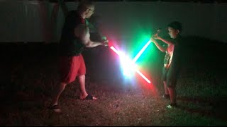Imperial workshop neopixel lightsaber duel luke skywalker rotj revenant hilt