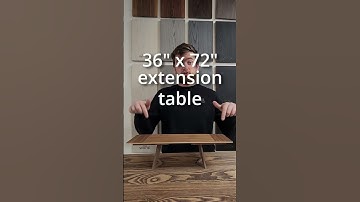 A 36" x 72" Extension Table!