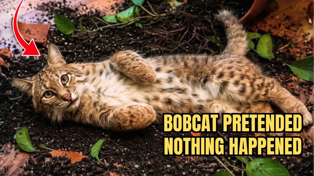 Рысь вела себя так, будто ничего не произошло, БЕЗ КАМЕРЫ никто не поверил правде.