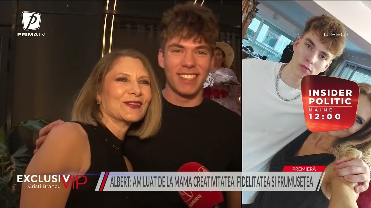 Albert, fiul Romaniței Iovan: De la mama am luat creativitatea, fidelitatea și frumusețea