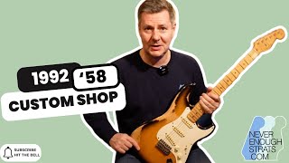 フェンダーカスタムショップ　58ストラト　1992年製 Fender Custom Shop 58 Relic Stratocaster 1992 Sunburst - YouTube