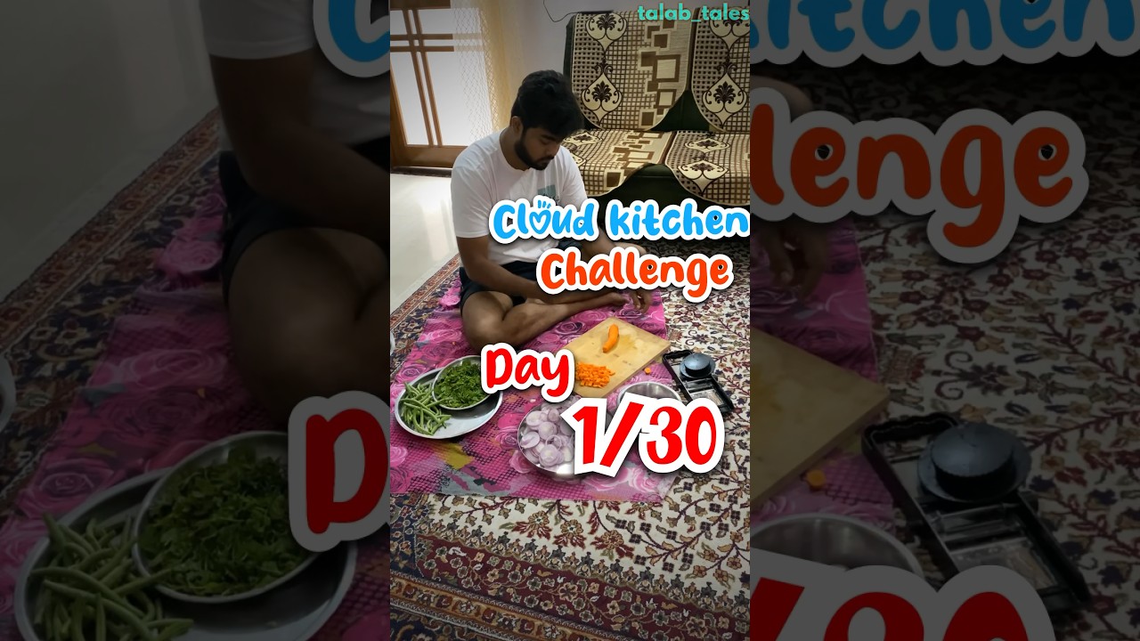 Cloud kitchen challenge (Day-1/30) Mausam ka kamal 🤩 | vlog #179 #shorts #minivlog #challenge