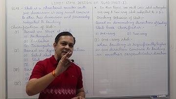 Limit State Design of Slabs Part-I I RCC I Civil Engineering I GATE I ESE I Neeraj Tiwari
