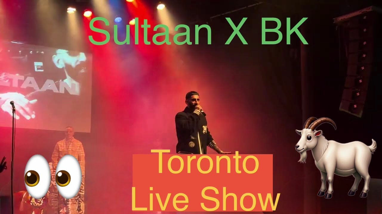 Sultaan & BK | The RAP God Toronto Live Show | Canada Tour | The Phoenix Concert Theatre | 4K HDR