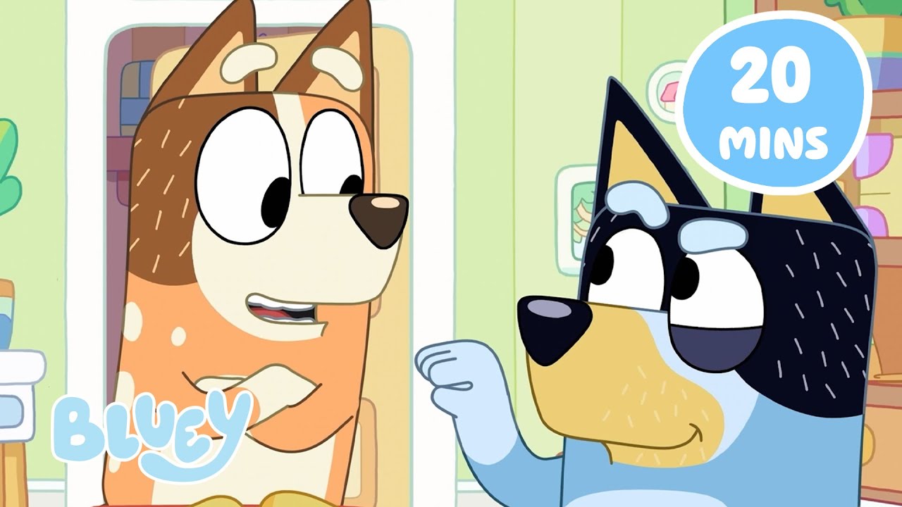 Bluey in Hindi | Best of Chilli and Bandit 💙🧡 | देखिये Hindi Cartoon for Kids 💙 🇮🇳