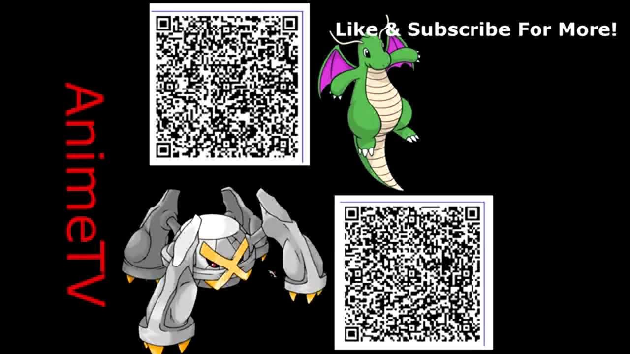 Qr Code Dragonite Metagross Shiny S Competitive Pokemon X Y Oras Youtube