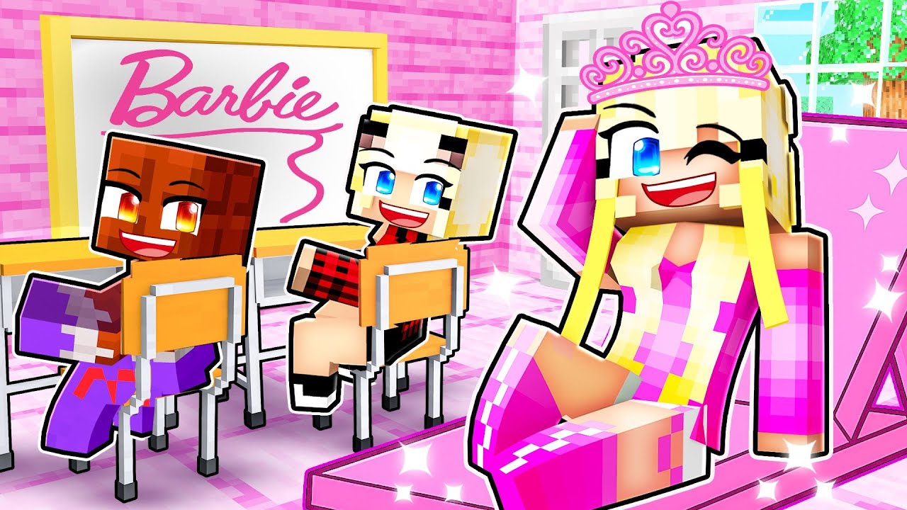 Wir GEHEN auf die BARBIE SCHULE! 🌸 Minecraft