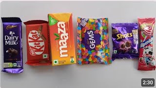 كادبوري ديري ميلك مقابل كيت كات مقابل مانجو مقابل جيمز مقابل شورتس مقابل مصاصة سمعها