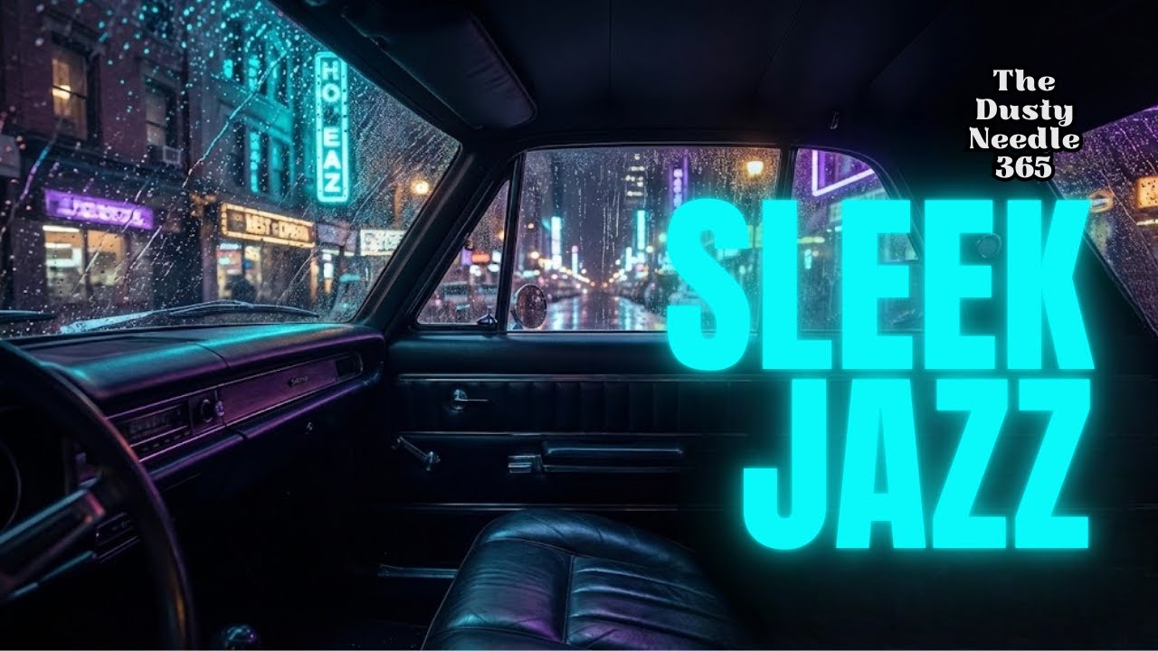 "Sleek Night Jazz 🍸 Clean Electric Guitar & Filtered Bass [Work / Drive]"
