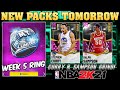 NBA 2K21 MYTEAM New Packs Tomorrow + Limited Ring Week 5 Begins!