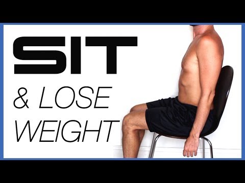 How to LOSE WEIGHT WHILE YOU SIT | 5 Fat Burning Chair Hacks & Workouts