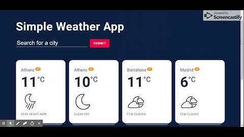 Build a Weather App With Vanilla JavaScript By Using OpenWeatherMap API & Custom Icons
