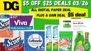 Dollar General | Gain Deals as low as $5 | for 3\/26 only Plus a paper deal all digital