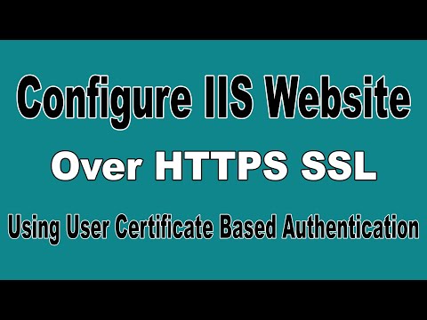 Configure IIS HTTPS Website for specific group access using User Certificate based authentication