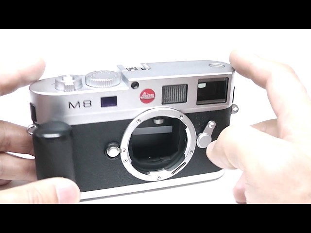 LEICA ライカ M8 デジタル シルバーボディ 元箱、付属品一式 + ハンド