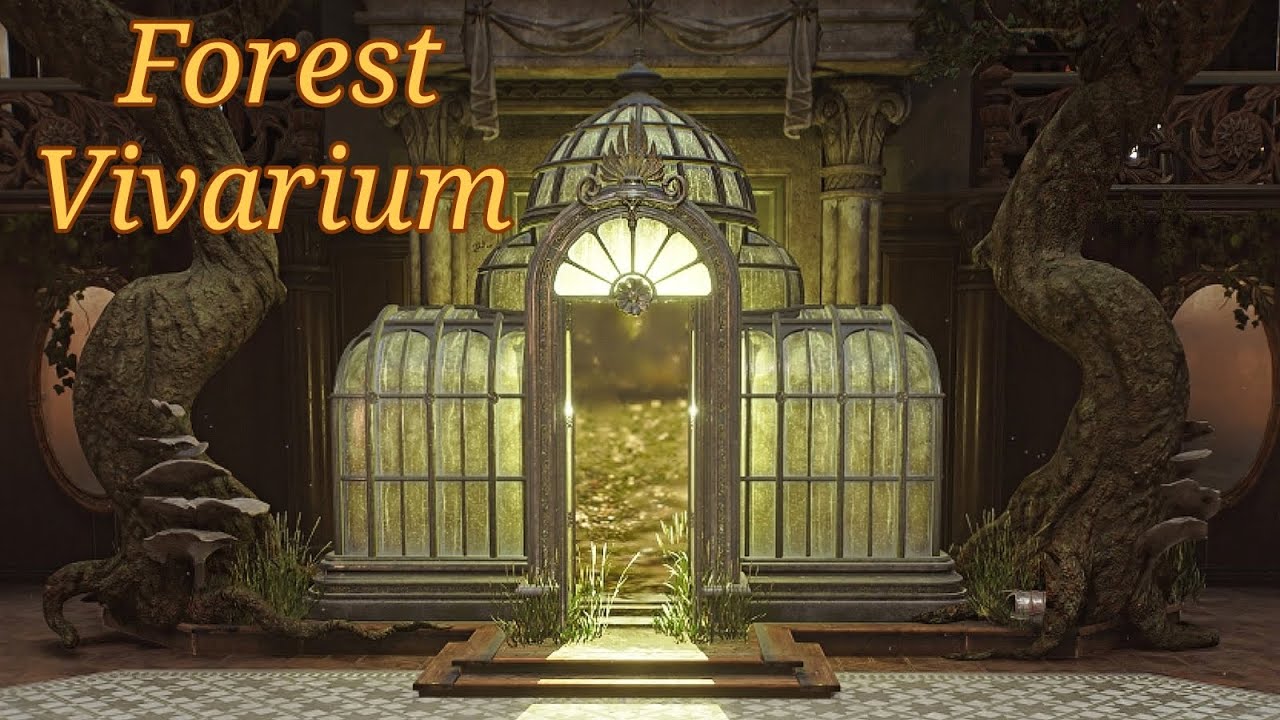 Hogwarts Legacy Forest Vivarium Design Tour YouTube