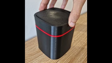 Mini Trash Can for desktop printable 3d model