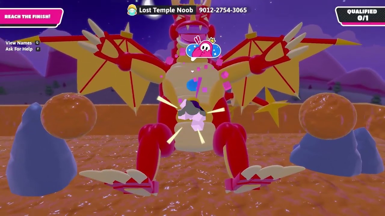 Bahamut Lavaland - Hard Creative Level 【Fall Guys】