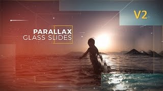 After Effects Template: Parallax Glass Slides