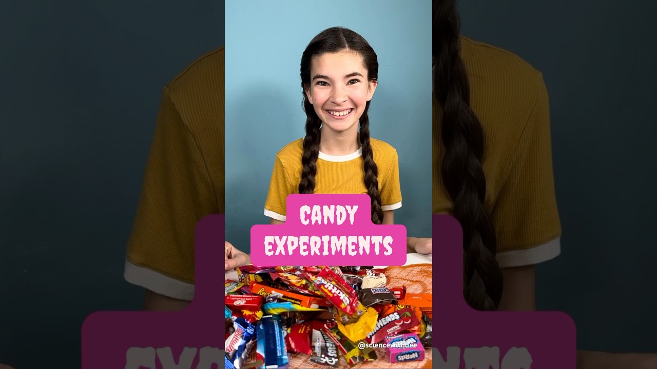 Candy Science! Don’t let your Halloween candy go to waste, try these 3 fun candy experiments! 🍬