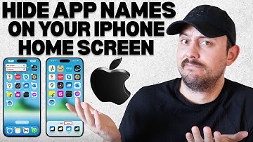 How to Hide App Names on iPhone | Clean Home Screen iOS Trick