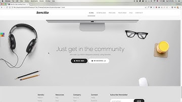 Sencillo: App Landing HTML Template