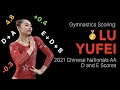 Lu Yufei surprises to win 2021 Chinese all-around gold (D and E Score/All Routines!)