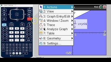 Graph an Inequality on Nspire