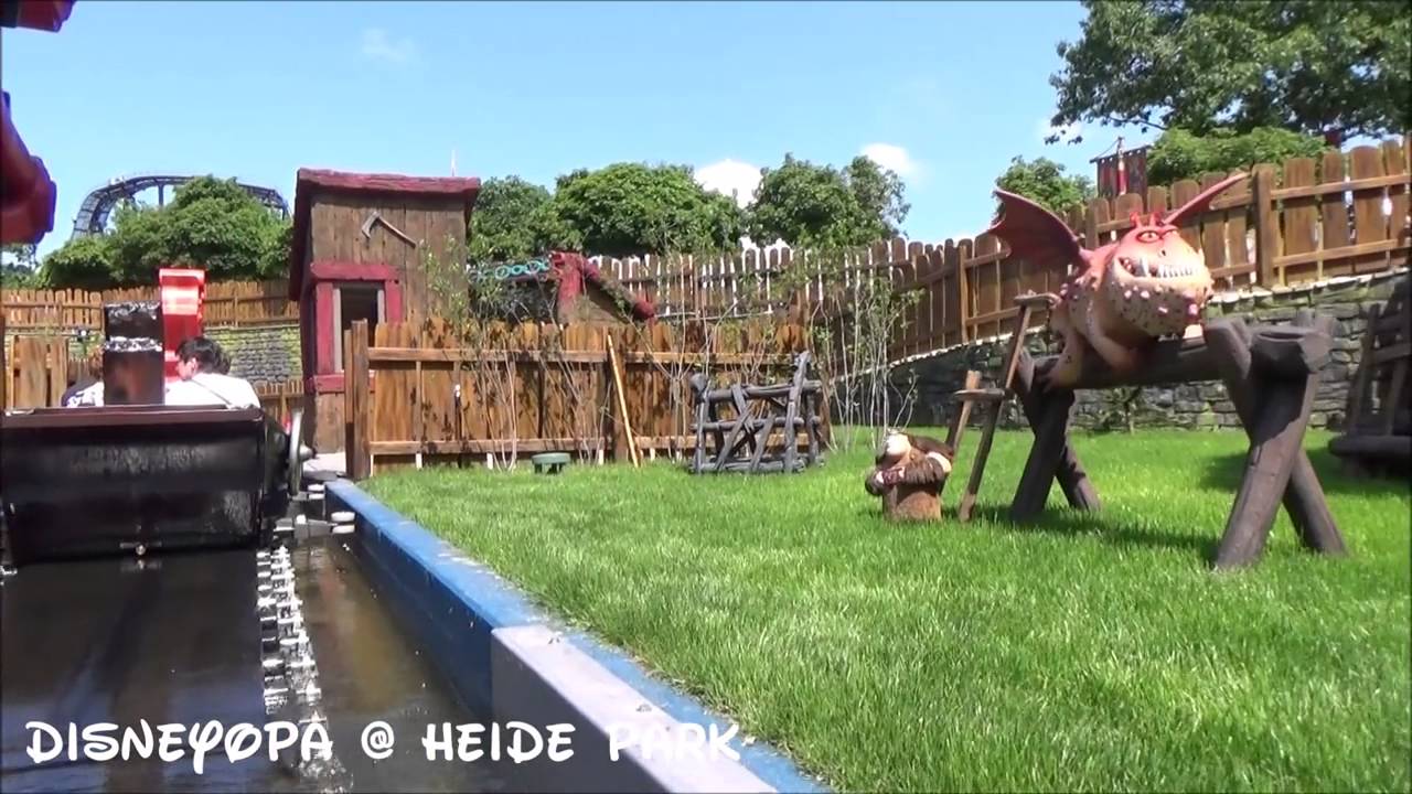 DisneyOpa @ Heide Park - Drachenzähmen Die Insel - Drachengrotte 15 Tage nach Eröffnung onride