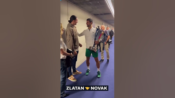 Zlatan Ibrahimovic with Novak Djokovic after the triumph at the Final 💥 #shorts #tennis #djokovic