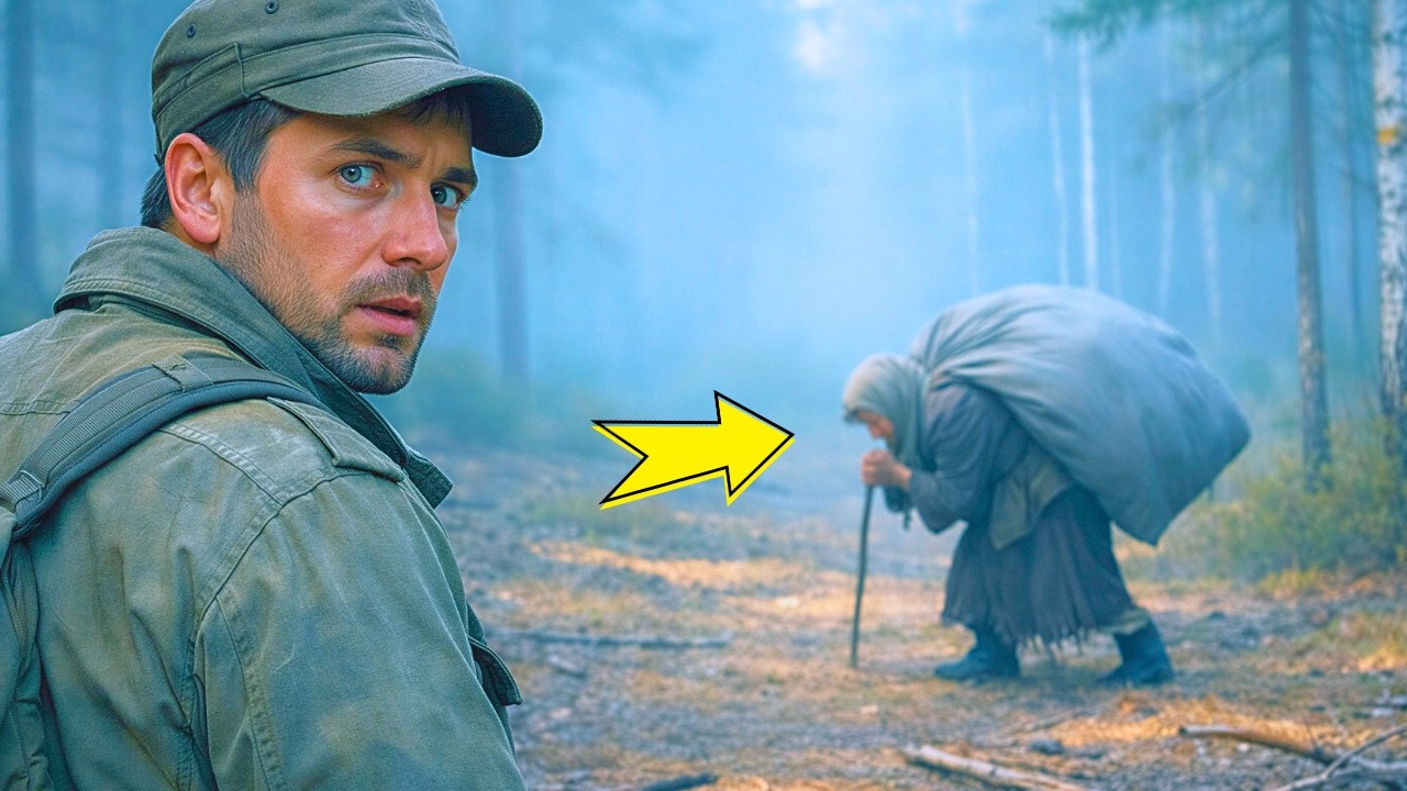 PĂDURARUL a întâlnit în CODRU o bătrână cu un SAC URIAȘ… Când s-a uitat înăuntru — A ÎMPIETRIT.