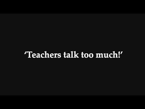 Teacher Talk Too Much Introduction