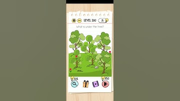 Brain test | Level 200 | What is under the tree?