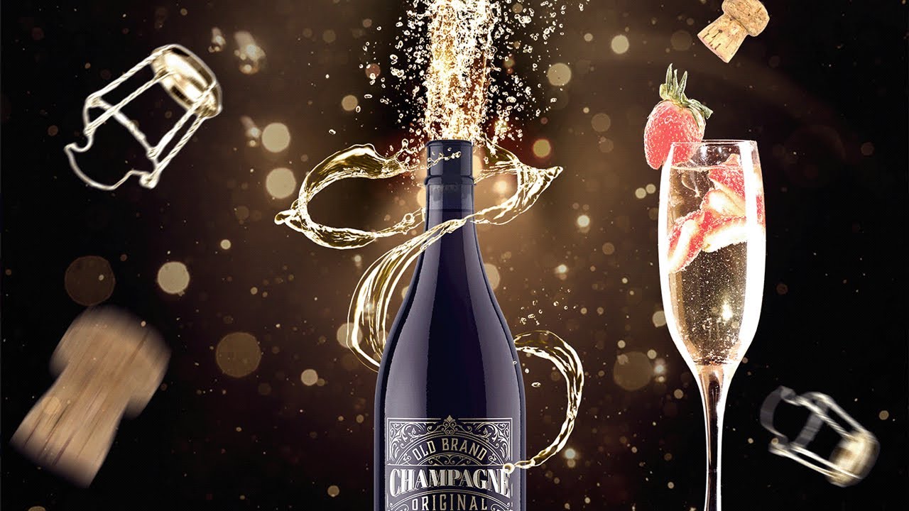 Rabbixel - Champagne Original Label - Packaging - Brand Design