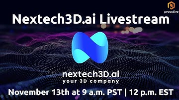 Nextech3D.ai Livestream Event Unveils AI Photography Studio for E-commerce