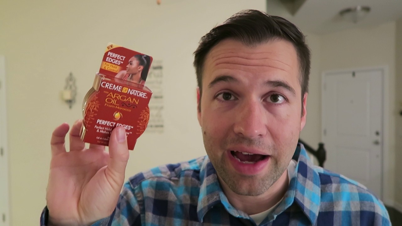 Receding Hairline Pomade Unboxing: Perfect Edges Creme of Nature (with Argan & Rosemary Oil)