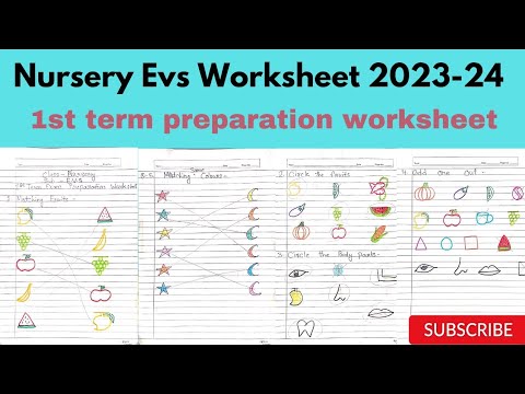 Free EVS Work sheet for Nursery Kids ll Kindergarten learning ll Sai  learning world Channel - YouT… in 2023