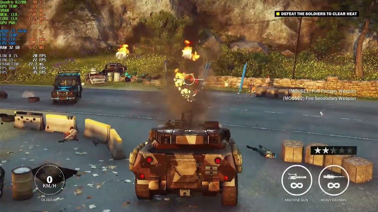 Just Cause 3 | Quadro K2200 4 GB DDR5