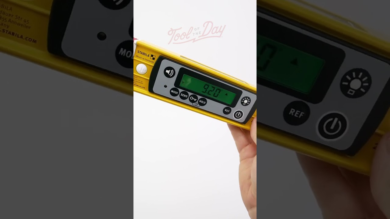 New this year from Stabila! A 9" tech level with no recalibration necessary.