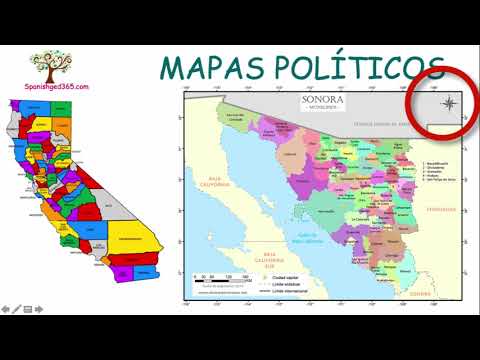 TIPOS DE MAPAS- Estudios sociales - GED en español