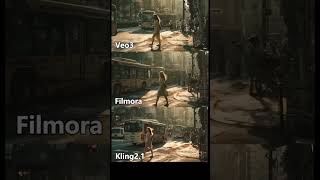 AI image to video test with Kling , Filmora，vs Google's new Veo 3.