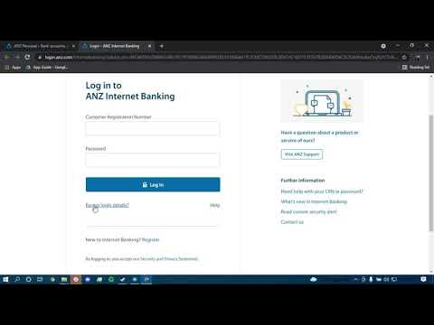 ANZ Bank: How to Reset Password | Recover Australian and New Zealand Banking Group | anz.com.au