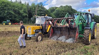 URSUS C-360 IN ACTION - 3 Tractors In The Field - Spreading Manure screenshot 1