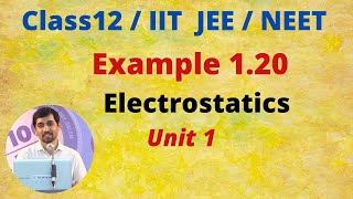Class 12 Physics | Example 1.20 | Electrostatics Problem - Part 54 TN New Syllabus