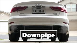 2017 Audi A3 (8V) 2.0T Quattro Exhaust Comparison