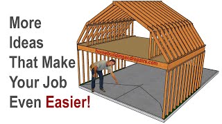 How To Calculate Gambrel Roof Rafters Lengths And Wall Heights Without Complicated Math Formulas